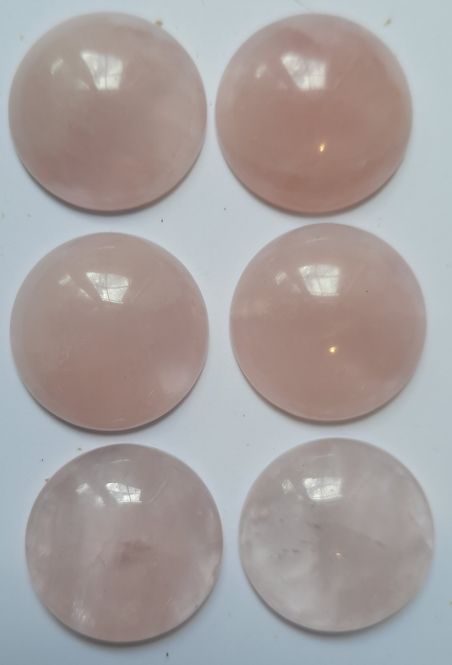 Hovedbilde Cabochon, rosenkvarts, 19 mm