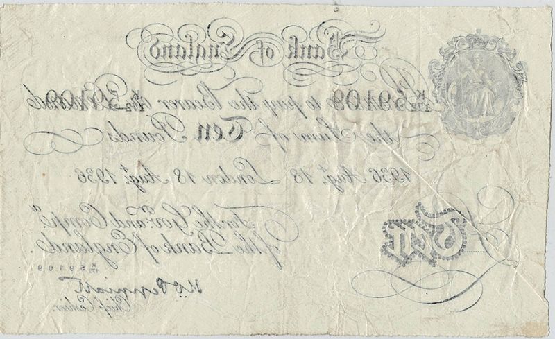WW2-forfalskning, 10 pounds 