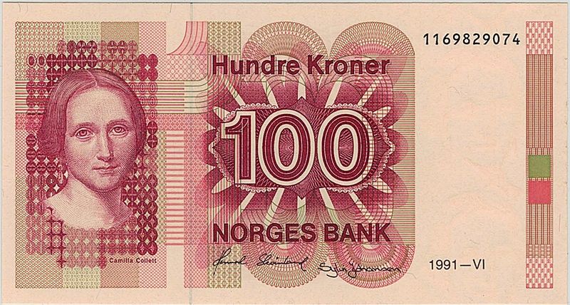 100 kroner 1991, kv. 0