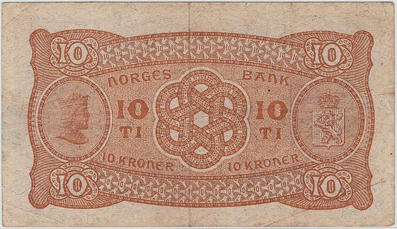 10 kroner 1941 Å, kv. 1/1-