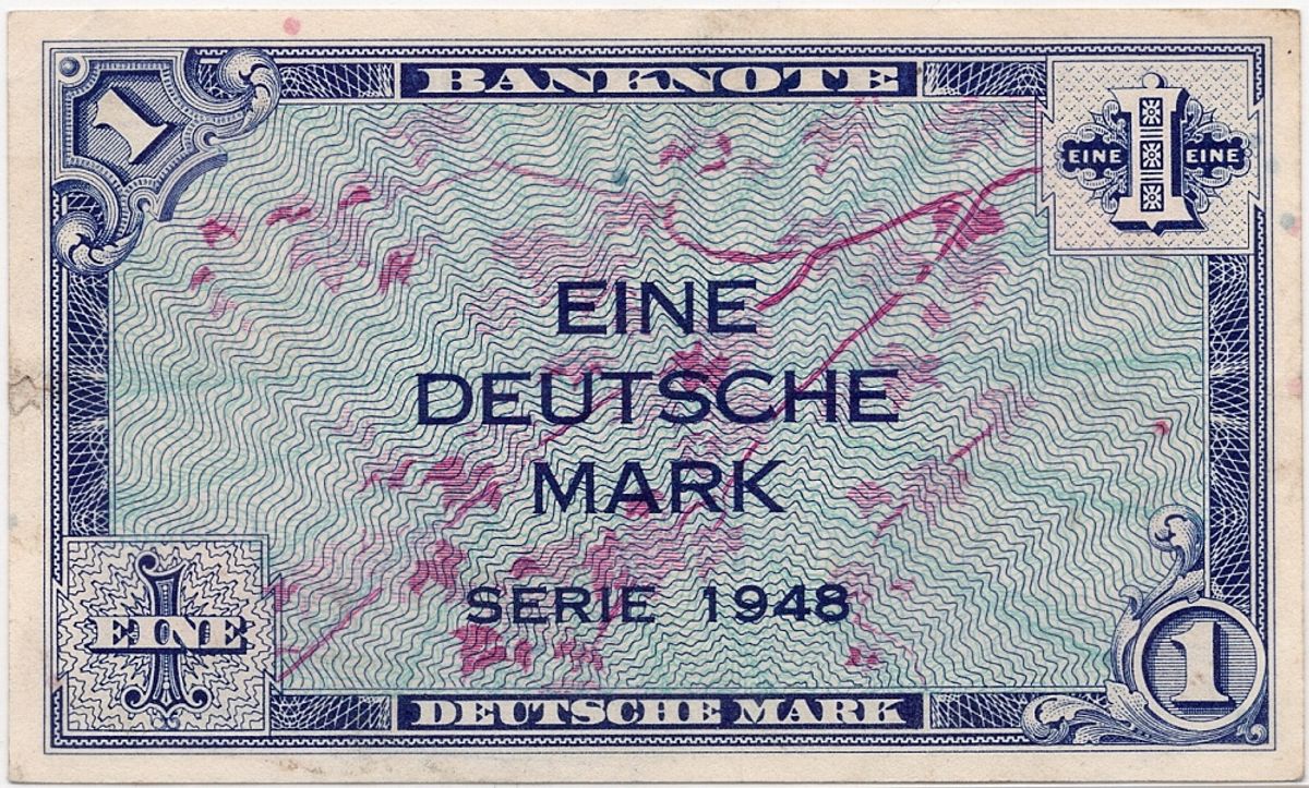 Tyskland, 1 mark 1948