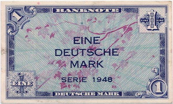 Hovedbilde Tyskland, 1 mark 1948