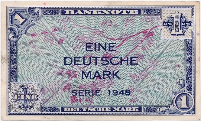 Hovedbilde Tyskland, 1 mark 1948