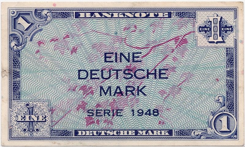 Tyskland, 1 mark 1948