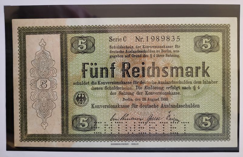 Tyskland, 5 reichsmark 1933-1934