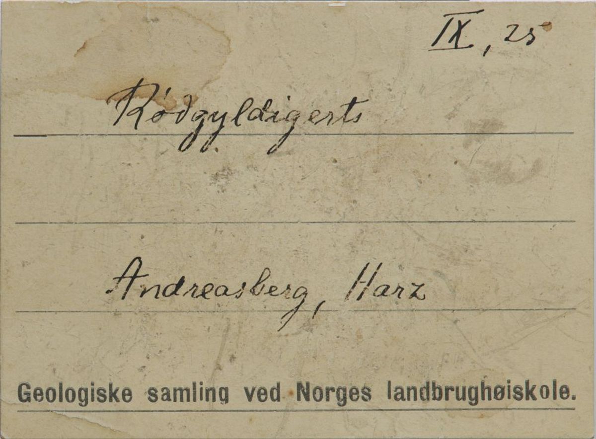 Pyrargyritt, St. Andreasberg, Tyskland