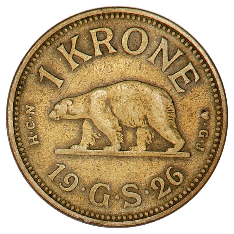 Grønland,  1 krone 1926, kv. 1