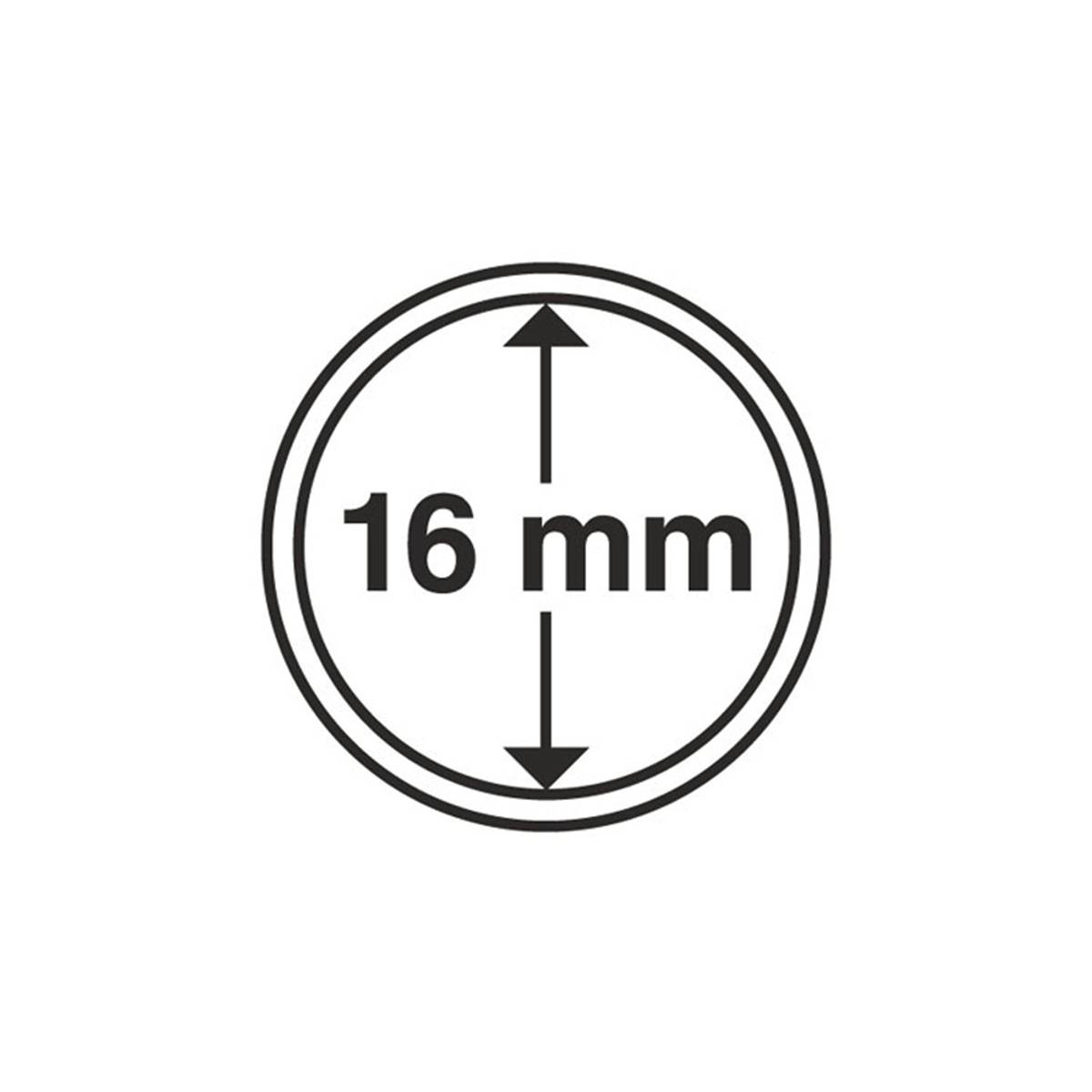 16 mm, myntkapsler, 10 stk