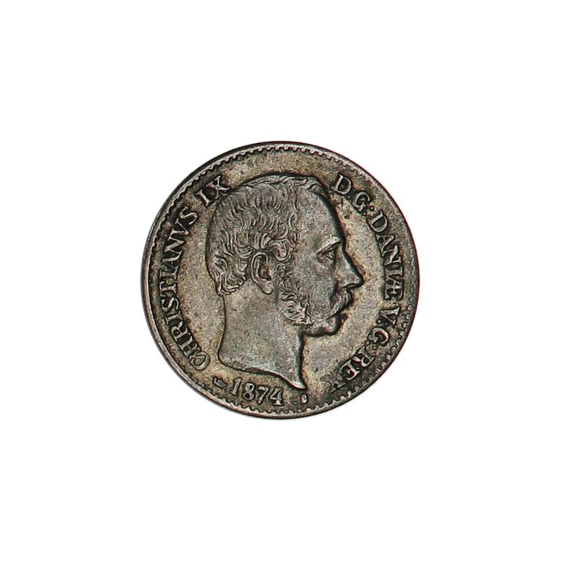 Danmark 4 skilling 1874