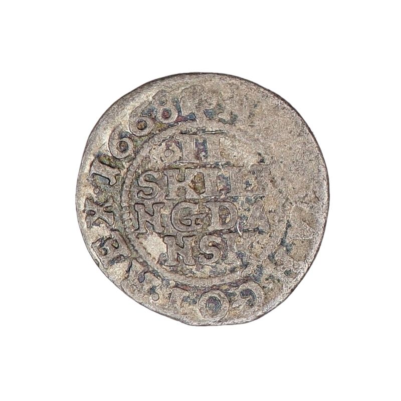 2 skilling 1668, kv. 1 