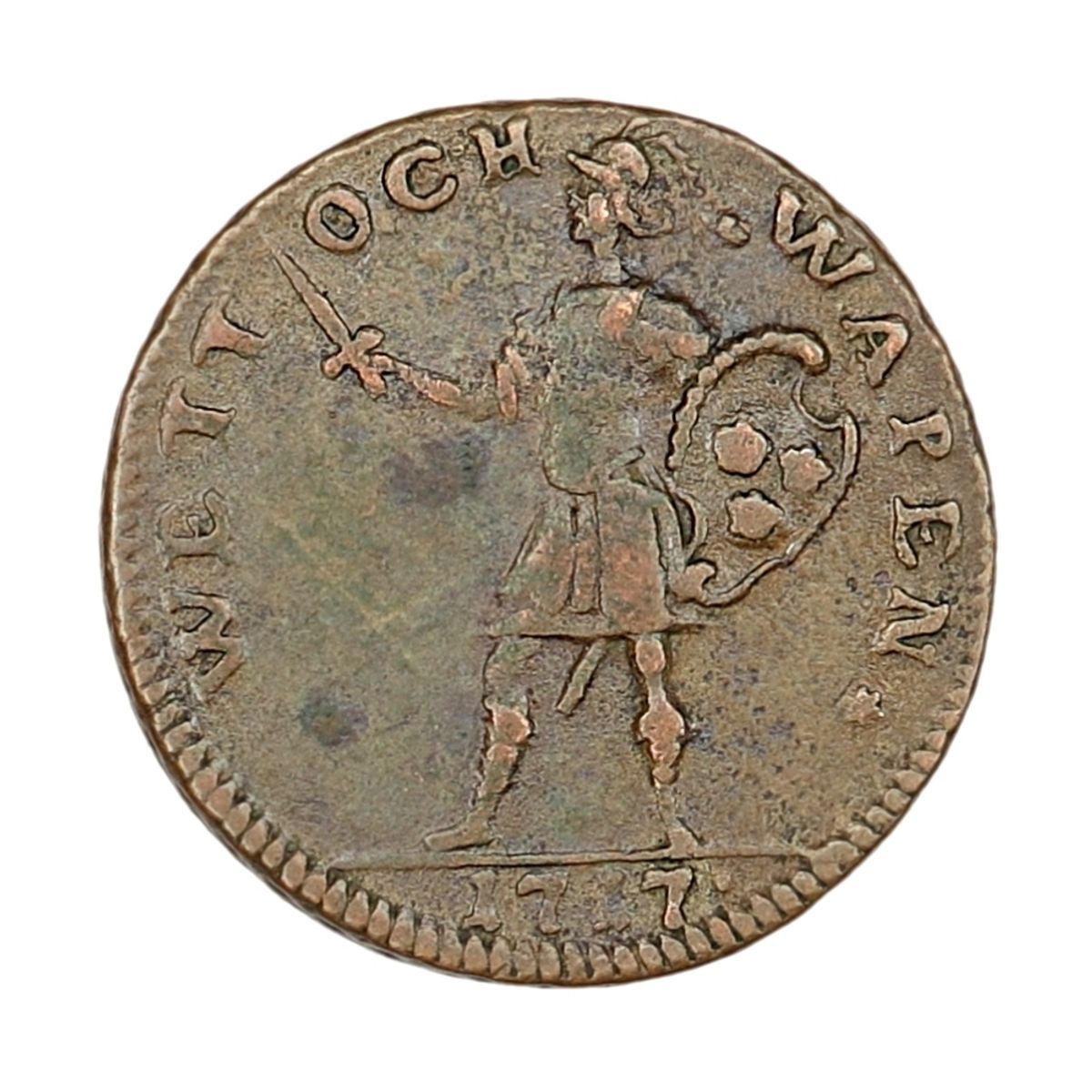 Sverige, nøddaler, 1717, Wett och wapen