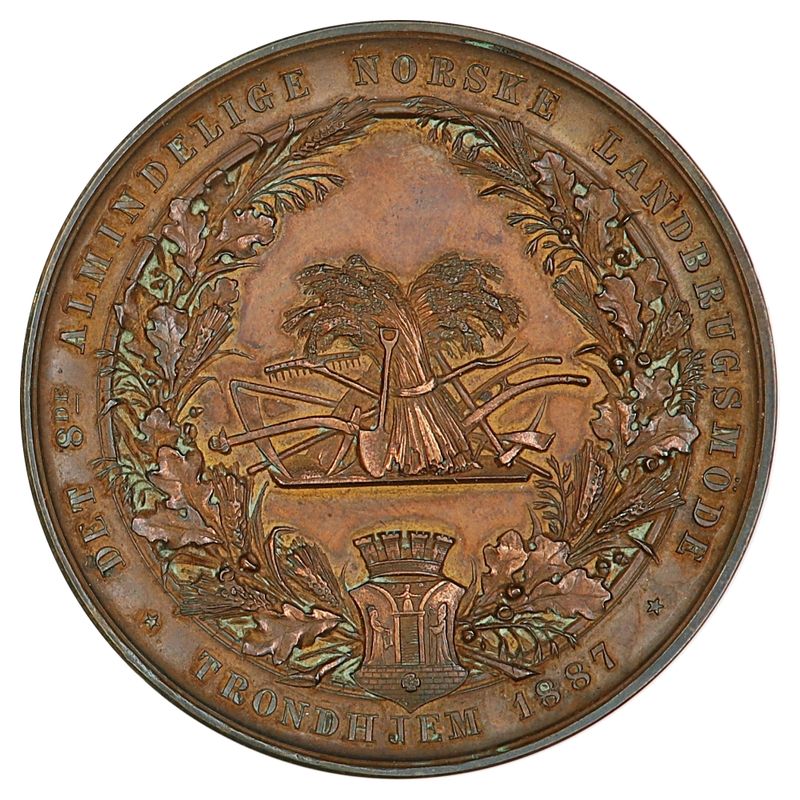 I. Throndsen, Landbrugsmøtet i Trondhjem, 1887