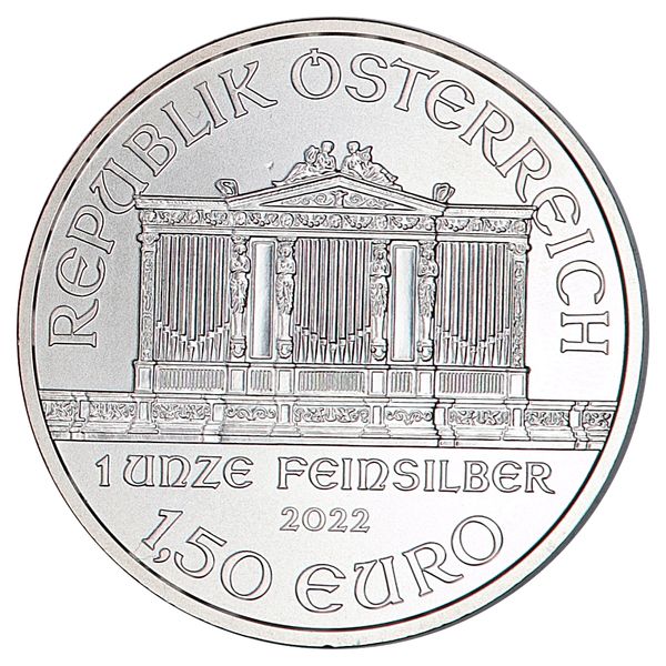 Hovedbilde SPOT +12%, Østerrike, Philharmoniker, 2022, 31,1 g sølv