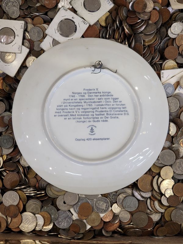 Myntplatter, svært dekorative